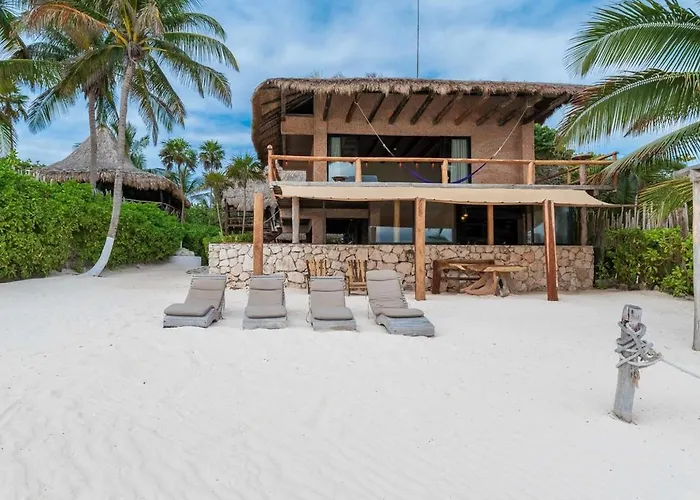 Casa Aakbal Private Fron Sea Location Tulum